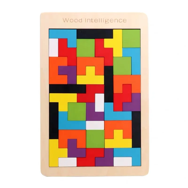 

Tetris kindergarten puzzle toy Tetris building blocks puzzle toy