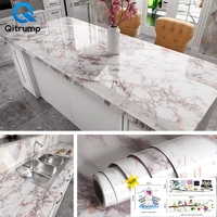 waterproof oil proof marble wallpaper contact paper wall stickers pvc self adhesive bathroom kitchen countertop home improvement