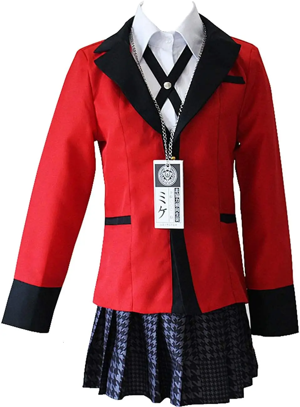 

MengDuoLe Kakegurui Kirari Momobami косплей костюм для девочек школьная форма