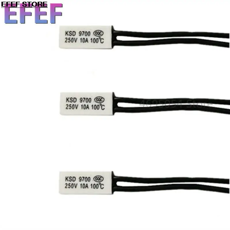 10 шт. термостат 10C-240C KSD9700 100C 105C 110C 115C 120C биметаллический дисковый переключатель