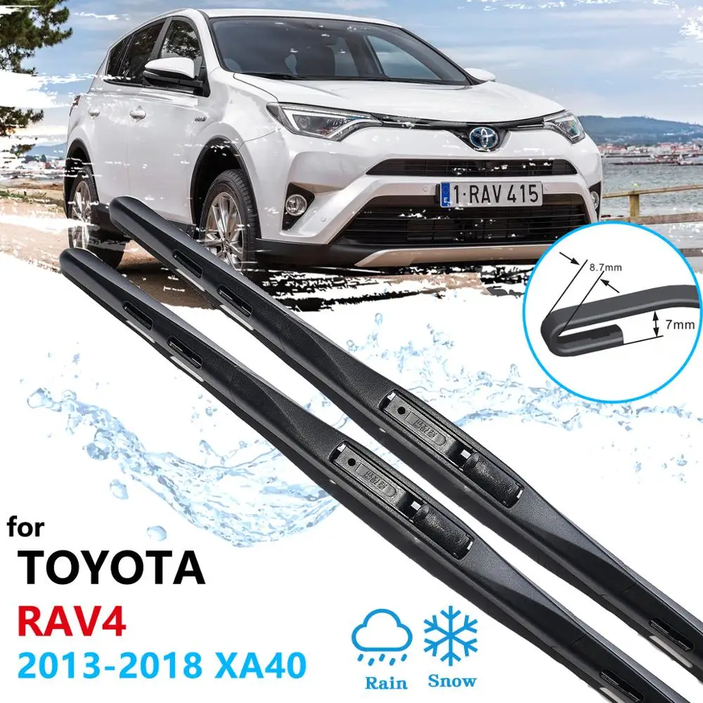 Автомобильные стеклоочистительные полосы для Toyota Rav4 XA40 2013 ~ 2018 Previa RAV 4 40 переднего