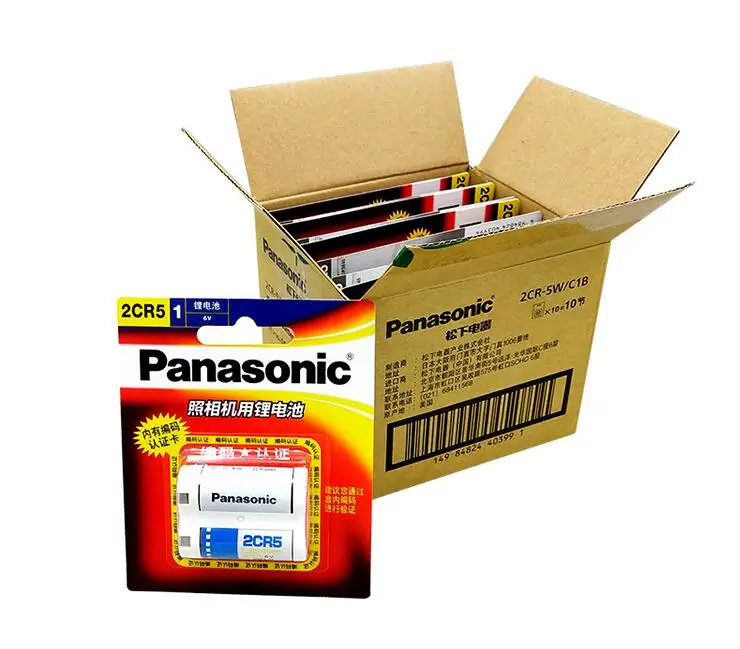9 шт./лот новый оригинальный аккумулятор для Panasonic 2CR5 6В 1500 мАч неперезаряжаемые