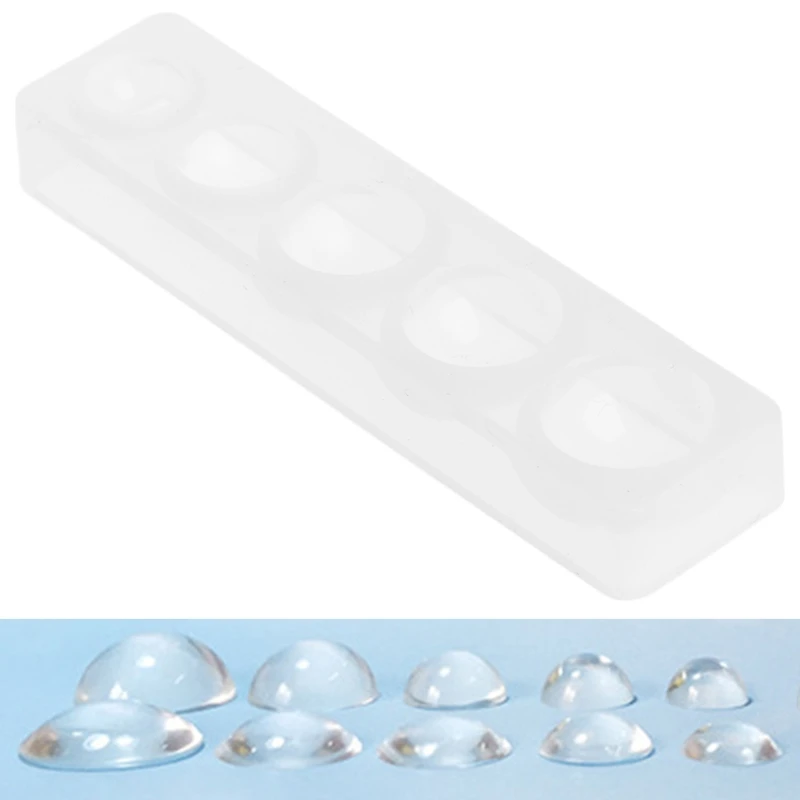 

Round Cabochon Silicon Mold Resin Jewelry Necklace Pendant Mould Tools DIY Craft