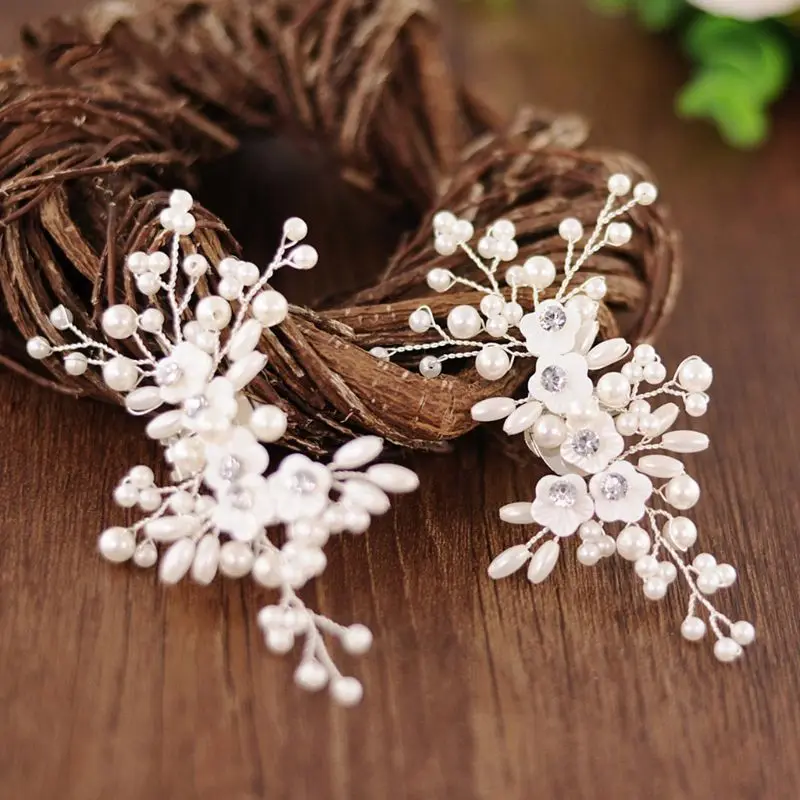 

Shoe Clip Simulated Pearl Floral Beads Elegant DIY High Heel Charms Decoration Women Shoes Clips Buckle Fashion Clothing
