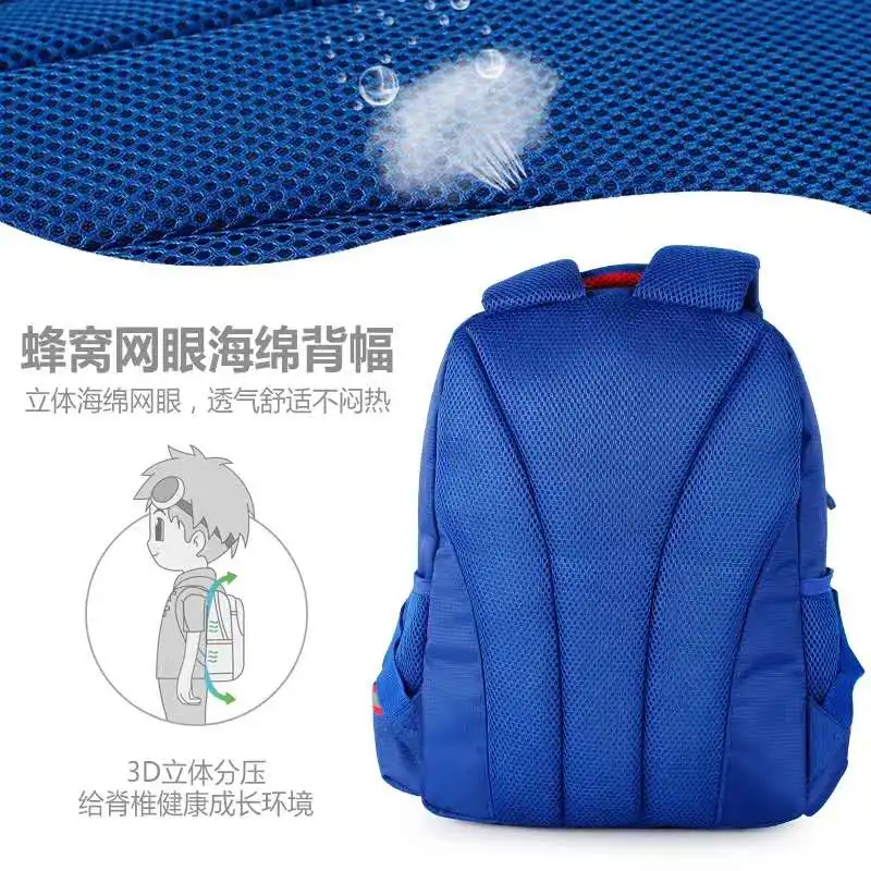 Disney Mickey girls boys school bags 3D cartoon orthopedic breathable backpack age 8-12 years primary school grade 1-5 boys gift