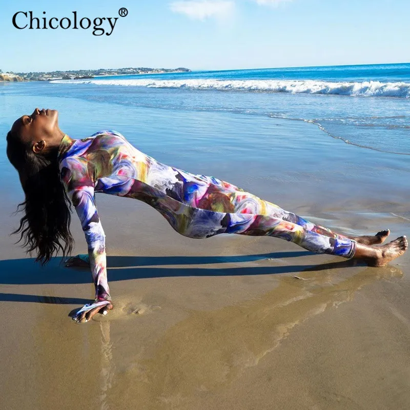 Chicology краситель для галстука принтом принт спортивный комбинезон с длинным
