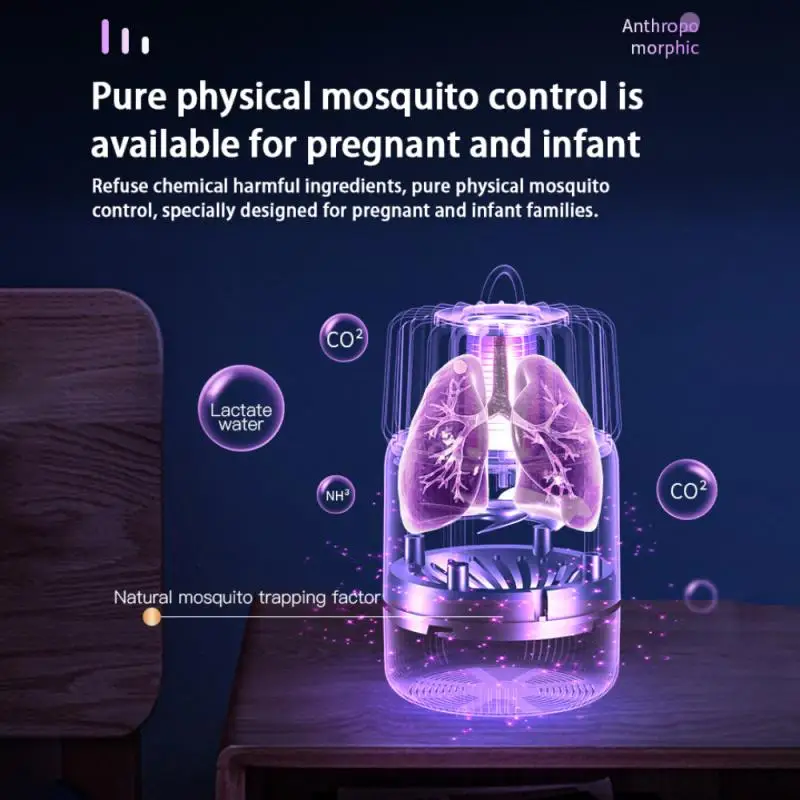 Электрическая USB лампа для уничтожения насекомых приманка комаров УФ