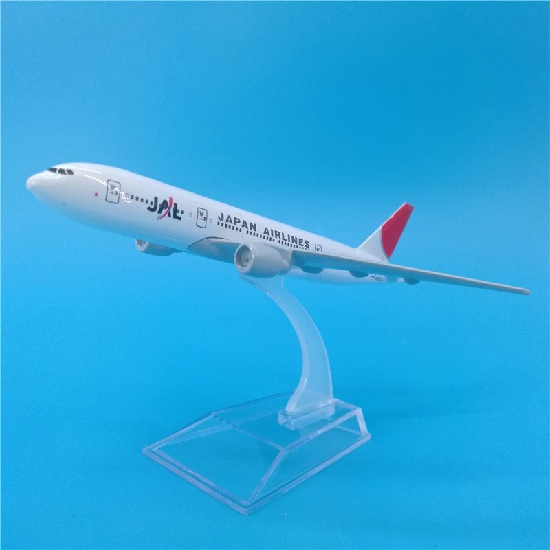 16 см масштаб 1:400 модель самолета авиакомпании JAL Japan Airlines Боинг B777 цинковый сплав