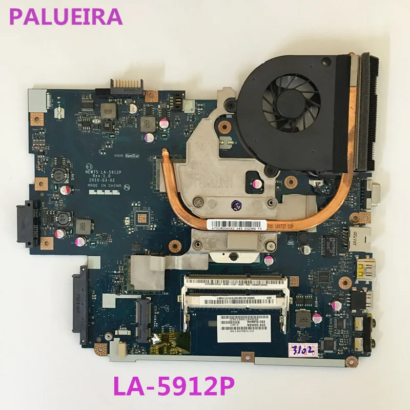 Материнская плата для ACER Aspire 5551 5552 совместима с радиатором протестирована на 100% -