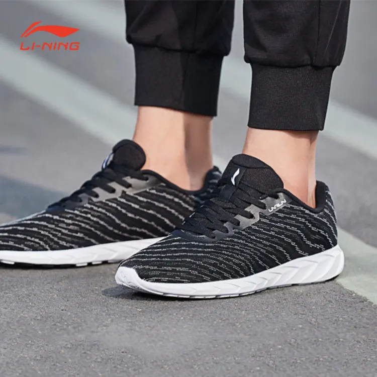 Мужские кроссовки для бега Li Ning базовая обувь дышащая подкладка легкие фитнеса