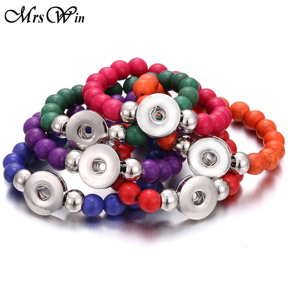 _ Ювелирные изделия ручной работы браслет с бусинами подходит для 18 мм браслета