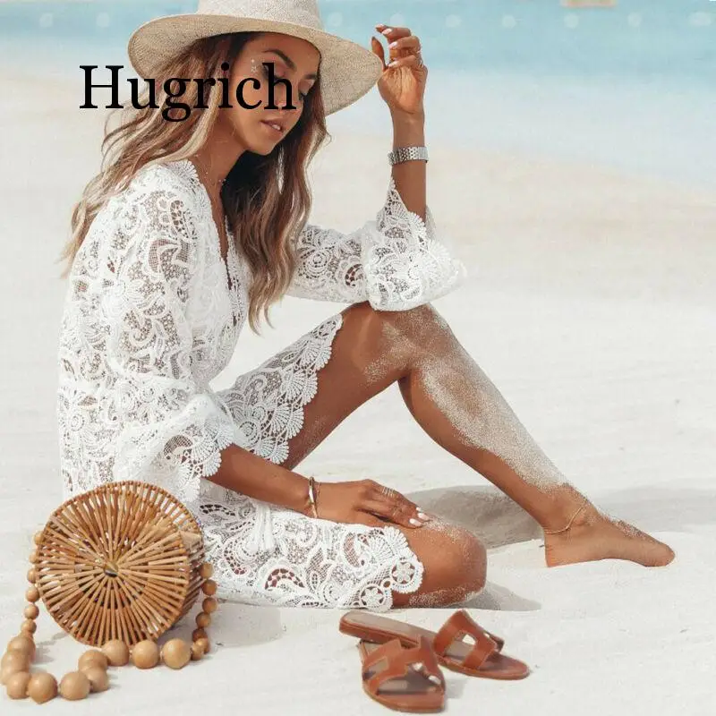 2020 осеннее кружевное вязаное крючком женское бикини накидка купальник с