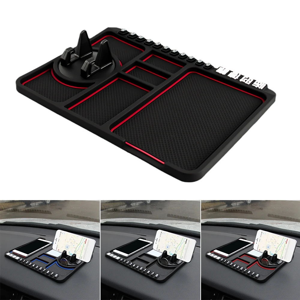 

Анти-скольжения сотового телефона Pad многофункциональные стабильный проданы нащего завода Телефон коврик на приборную панель автомобиля к...