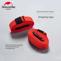 naturehike 2 pcs outdoor multi purpose strapping strap air cushion backpack tent tied rope can spliced emergency can be use belt