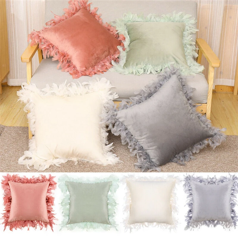 Новый декоративный настенный Декор Диван Подушка Чехол вельветовый чехол для