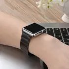 Ремешок Магнитный стальной для Apple Watch band 44 мм 40 мм 38 мм 42 мм, резиновый браслет для наручных часов, аксессуары для Iwatch 3 4 5 6 se