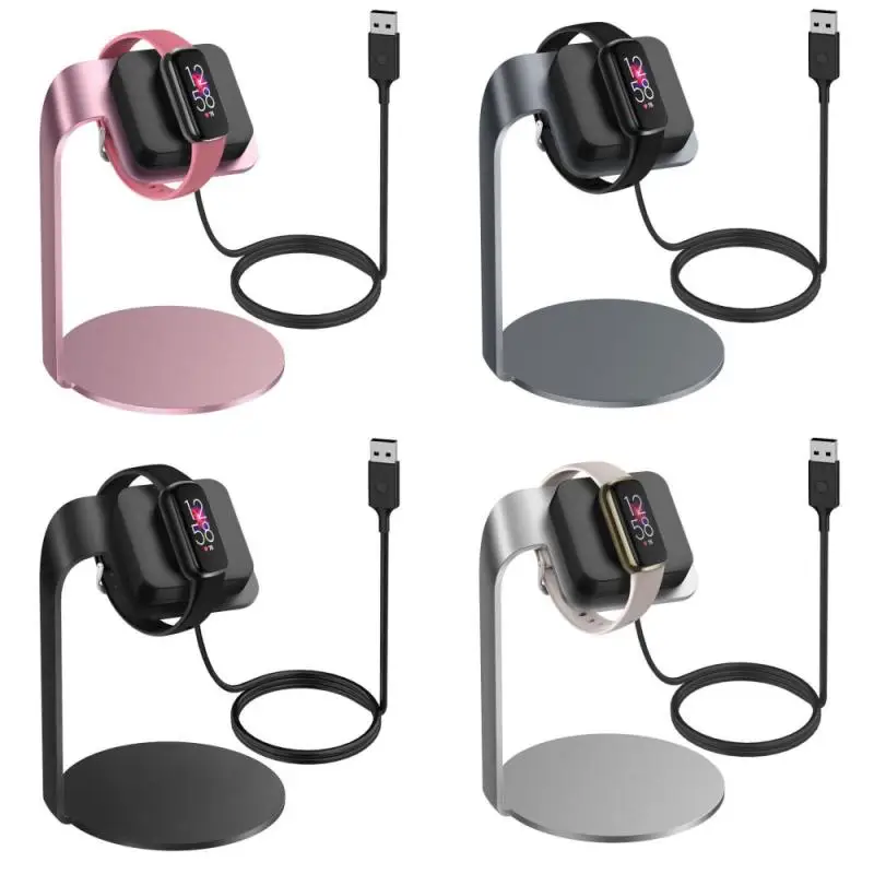 

For Fitbit Luxe Desktop Charger Stand Built-in Voltage Regulator USB Fast Charging Dock Station For Fitbit Luxe Smart Accessries