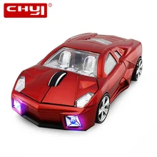 2.4G Cool Sports Car Wireless Mouse 1600 DPI Optical Computer Mice 3D USB Gaming Mouse Child Gift With Mouse Pad For Laptop PC