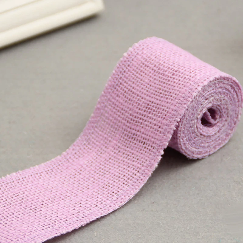 

Wide Jute Cloth Rolls For DIY Handmade Wedding Party Supplies Crafts Linen Volume Burlap Ribbon Apparel Sewing Handmake