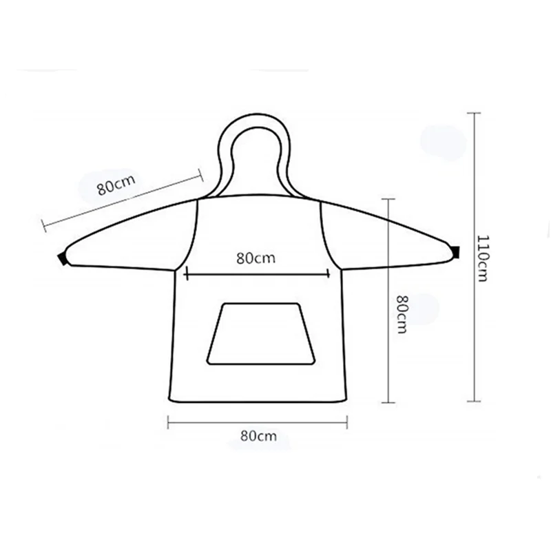

Sweatshirt Women Oversized Hoodie Fleece Warm Hoodies Giant TV Blanket Hoody Robe Casaco Feminino Male Women's Home Clothes