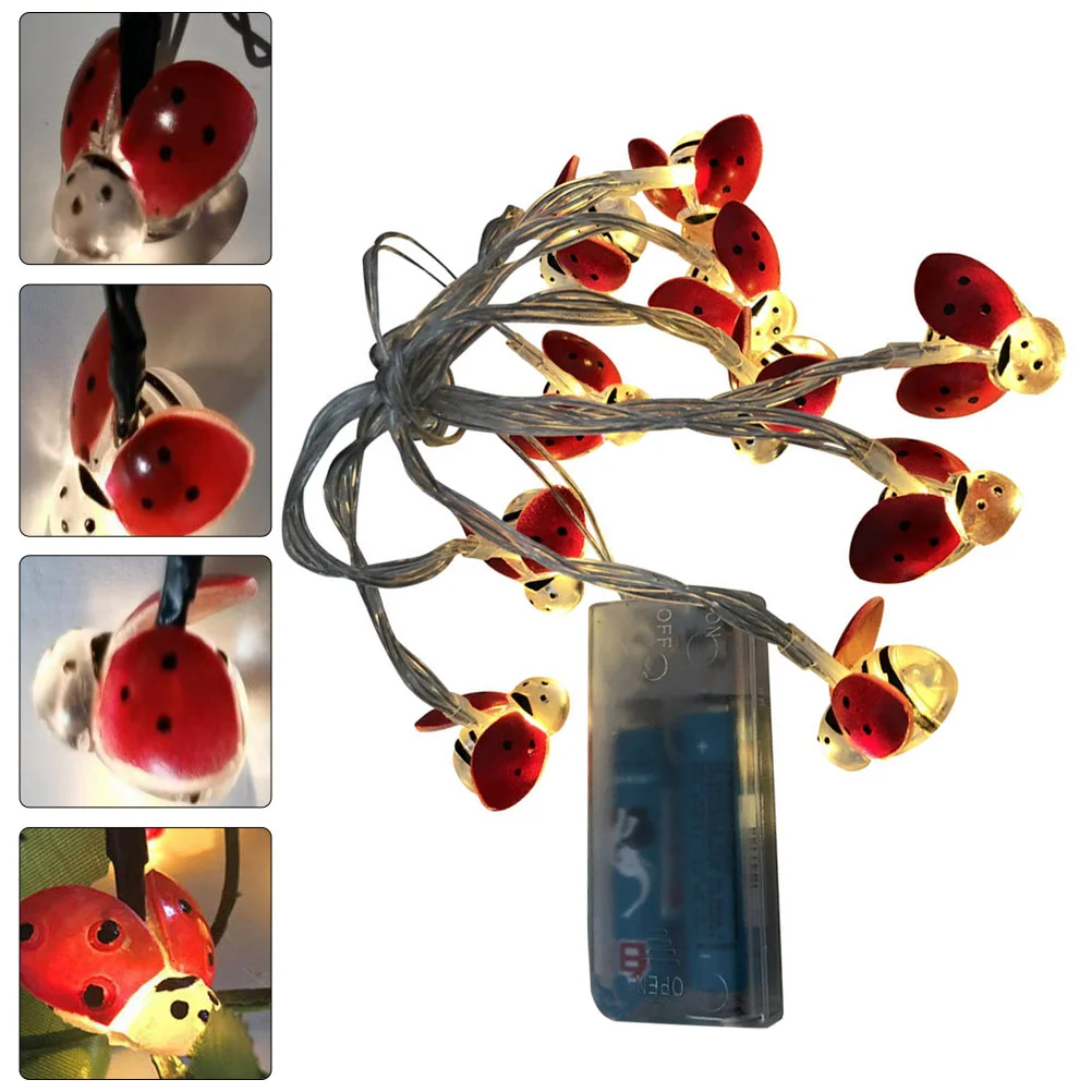 

1Set Festival Light Strip Night Glowing Light Christmas Insect Shape Lamp Decor