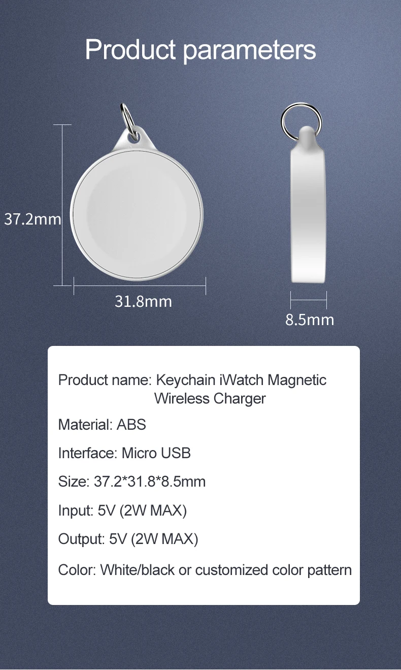 Внешний аккумулятор для Apple Watch 1 2 3 4 Беспроводное зарядное устройство power Bank портативный походный беспроводной зарядное устройство умные аксессуары