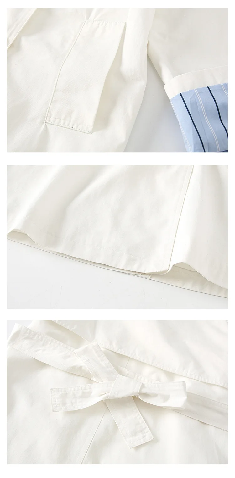 

Teen Girls White Trench Coat 10 12 years 2021 New Fashion Girls Outerwear