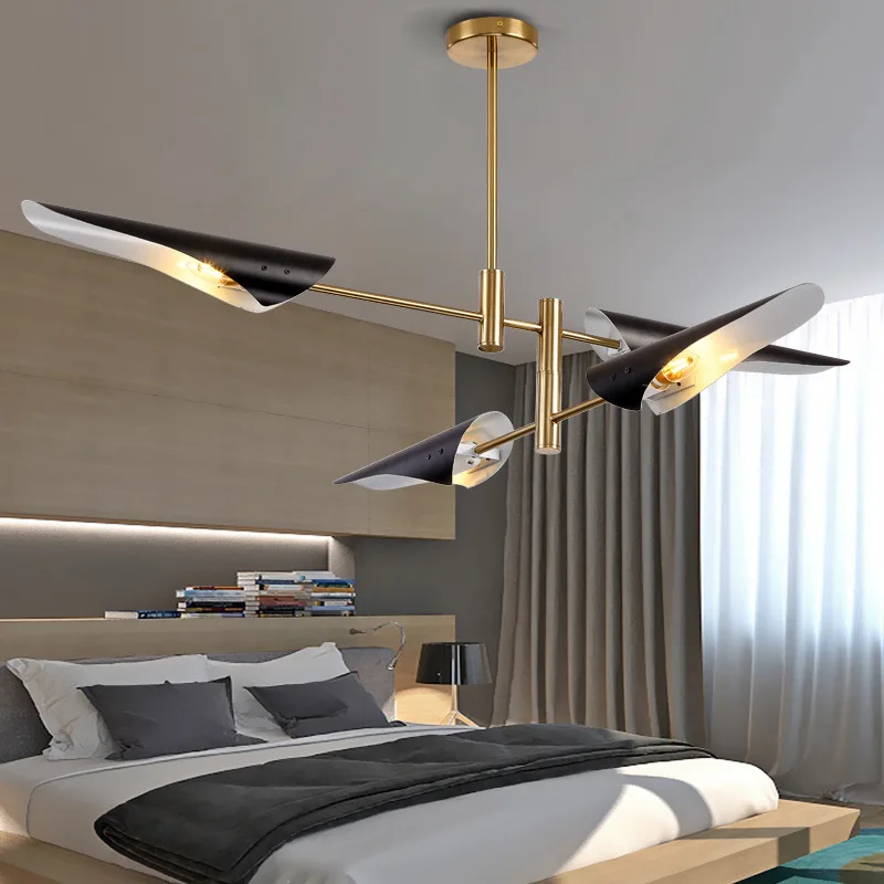 Креативная люстра в форме самолета для гостиной столовой виллы выставочного