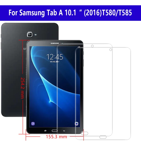 Защитная пленка для экрана для Samsung Galaxy Tab A 10,1 SM-T510 T510 T515 SM-T580 защитная пленка из закаленного стекла Защита от царапин - Цвет: SMT580GHM2