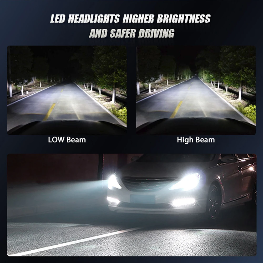 Мини CSP H4 светодиодный H7 led canbus Автомобильные светодиодные фары H1 H11 H3 H27 880 9005 9006 50