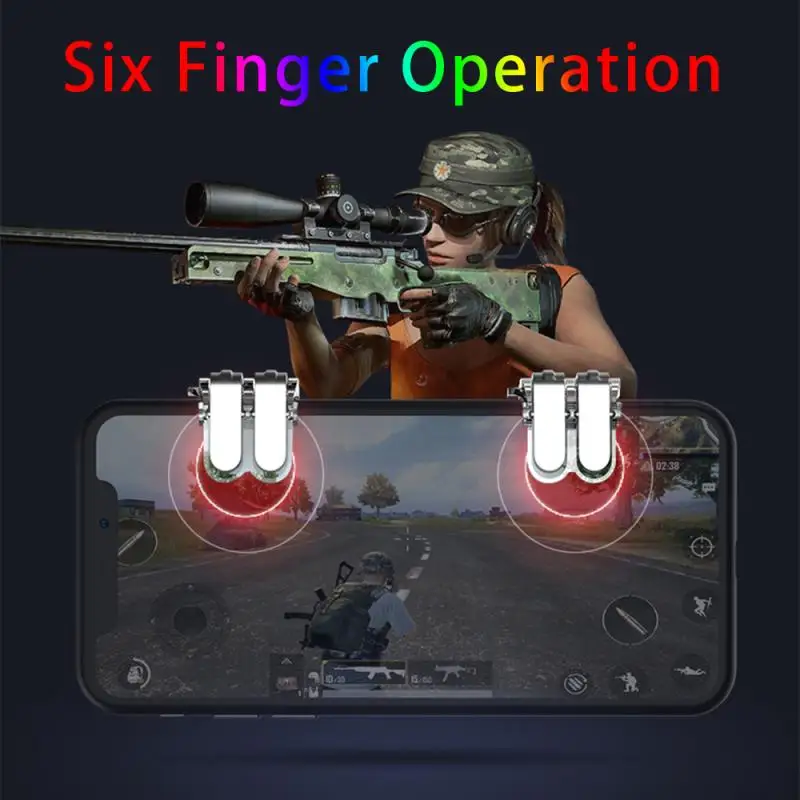 2 шт./лот обновленная металлическая игровая кнопка мобильный джойстик для