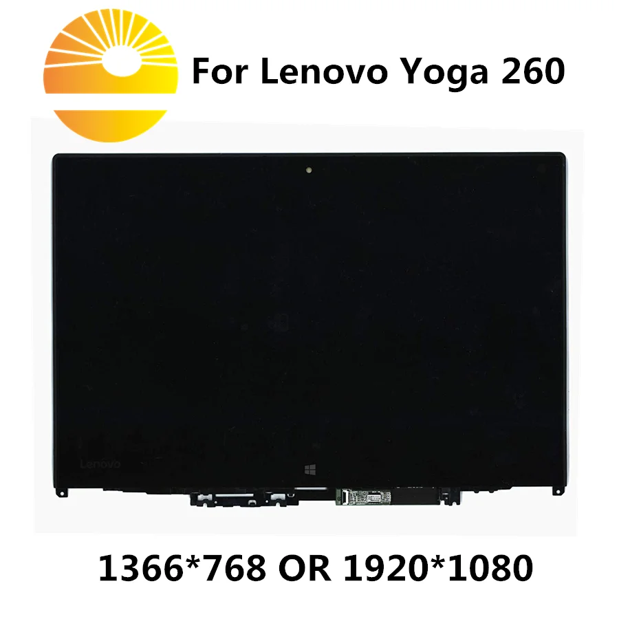 ЖК экран 12 5 &quotHD FHD + Сенсорное стекло рамка для Lenovo Thinkpad Yoga 260|ЖК-экран ноутбуков| |
