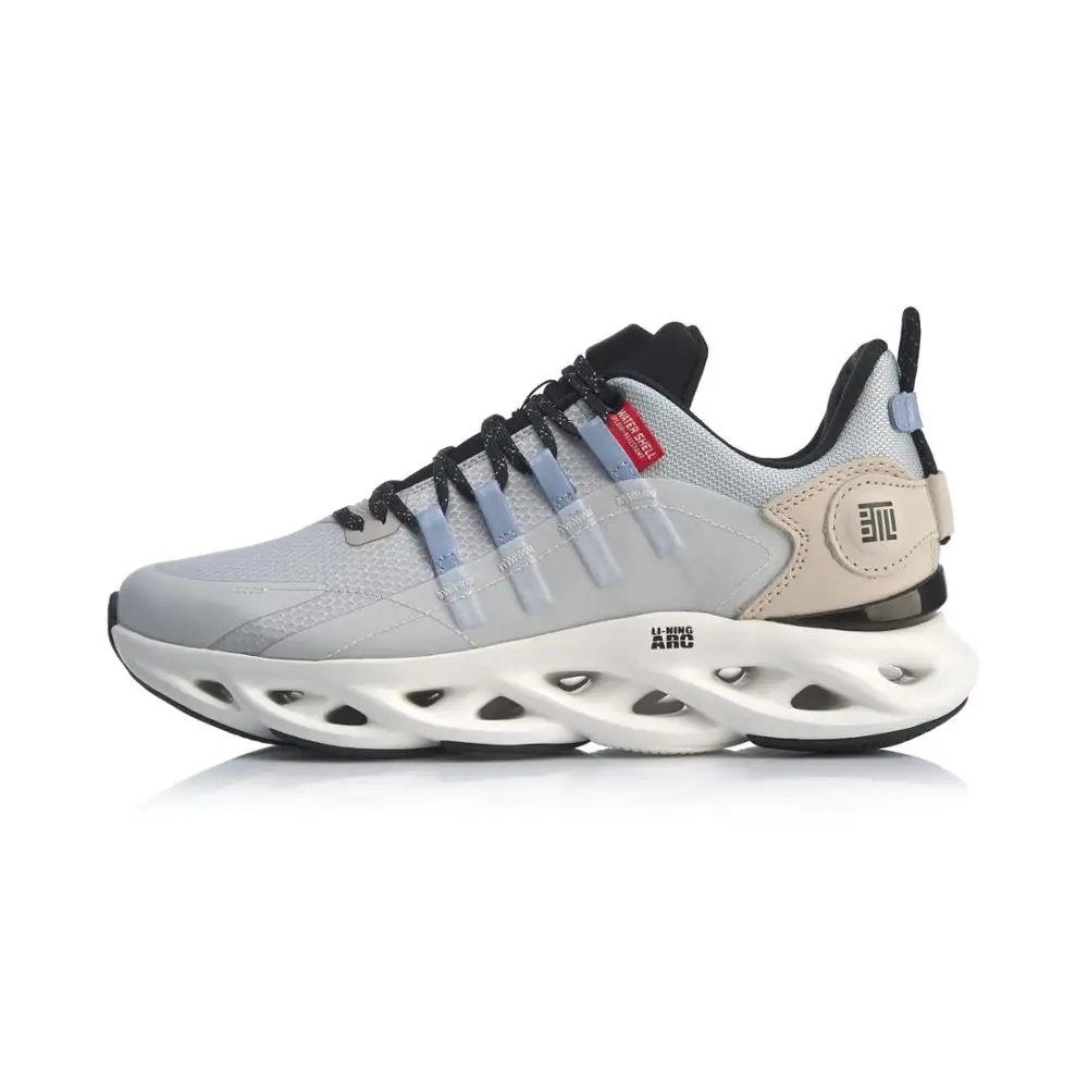 Li-Ning/мужские кроссовки для бега с подушкой из дуги; износостойкая спортивная обувь с водонепроницаемой подкладкой; износостойкие кроссовки; ARHP245 XYP946 - Цвет: ARHP245-3H