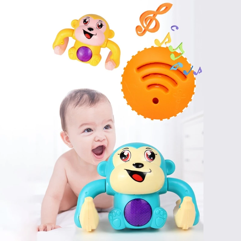 

Interactive Toy Educational Baby Toys Smart Remote Toy Funny Little Monkey Toys with Music & Light Sound Control Toys Sensor Toy