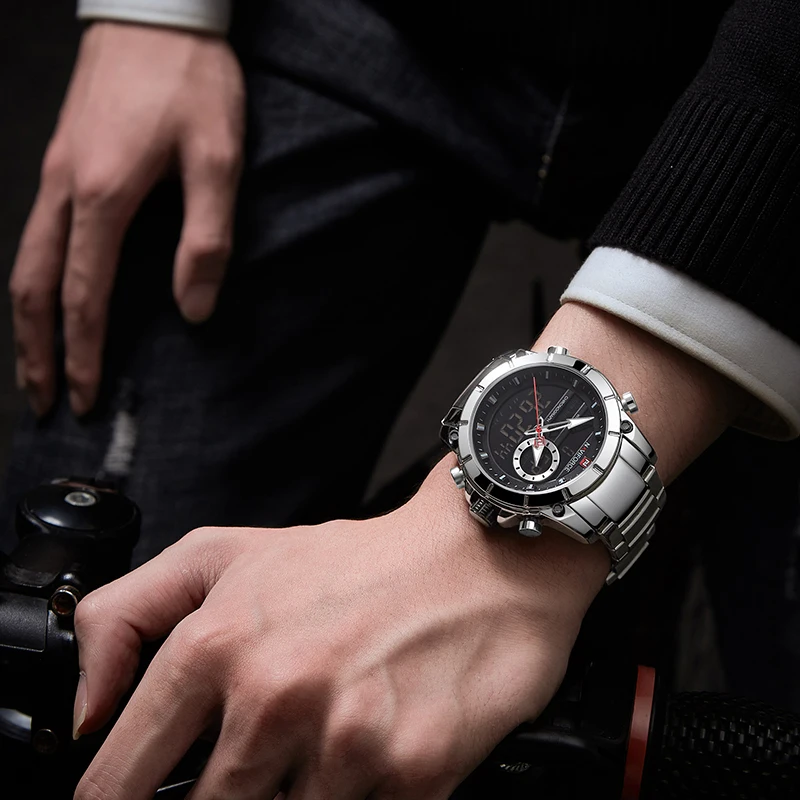 

Top Brand Men's Watches Military Chronograph Sports Watch Men Fashion Waterproof Quartz Wristwatch Relogio Masculino