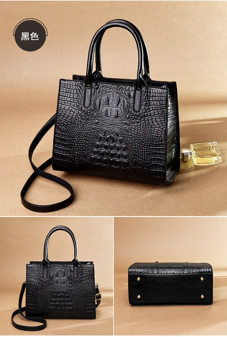 

Shoulder bag handbag 2020 summer new arrival women's European and American crocodile pattern handbag large capacity bag small sq