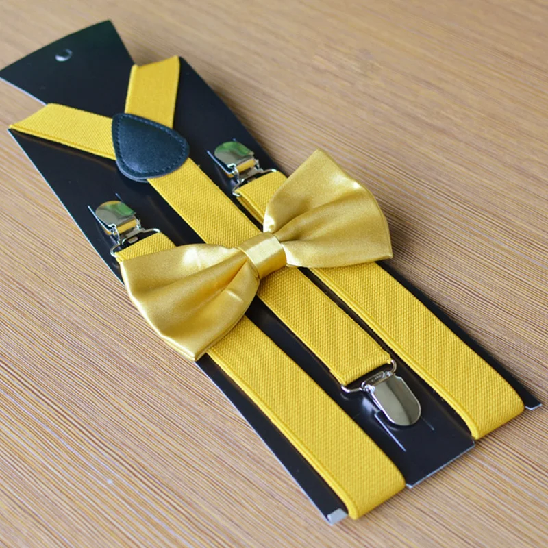 

Men Matching Suspenders Braces&Bow Tie Combo Sets Fancy Costume Men Suspenders Braces Ajustable And Elesticated