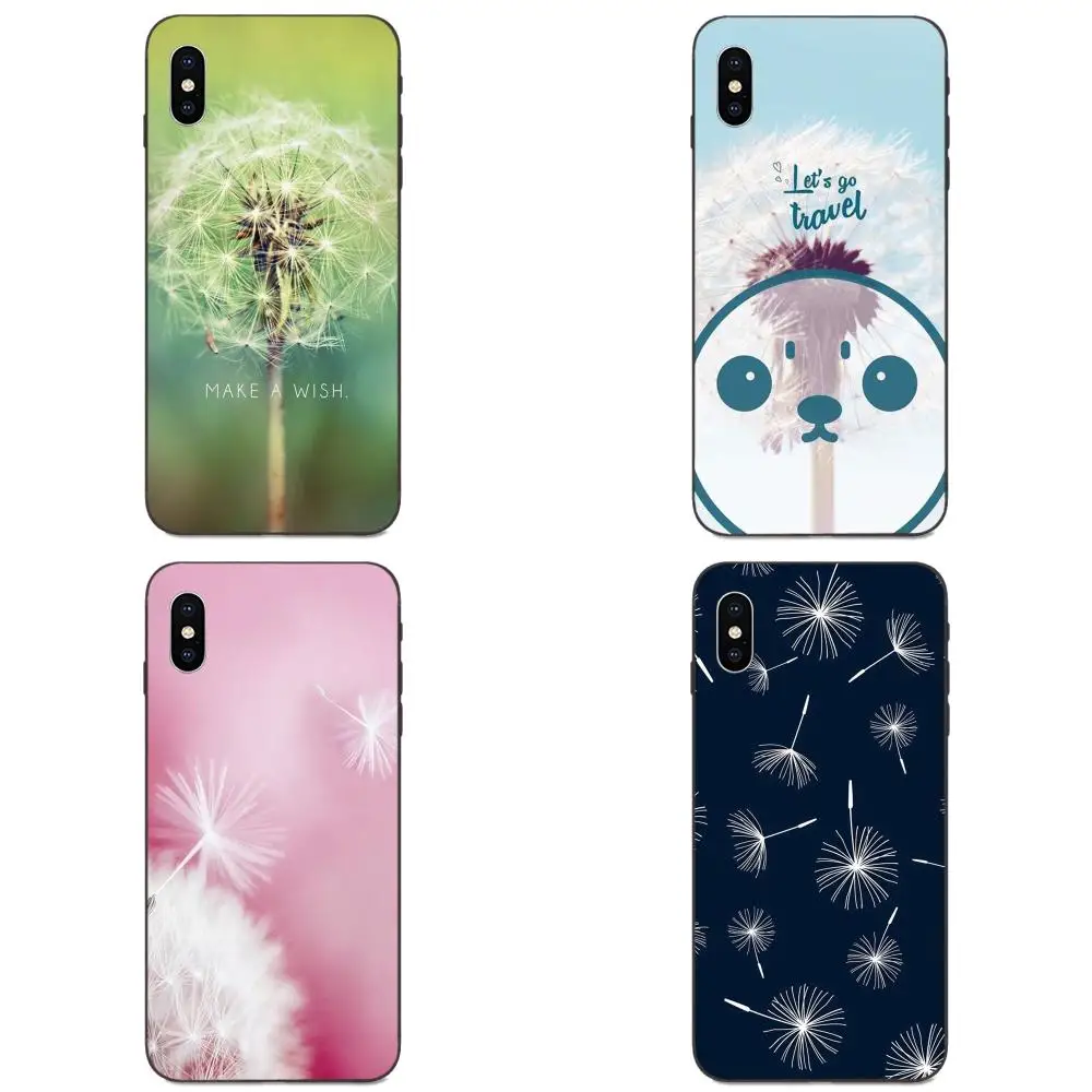 Одуванчик Звезда Мягкий силиконовый чехол для телефона Apple iPhone 4 4S 5 5S SE 6 6S 7 8 11 Plus X