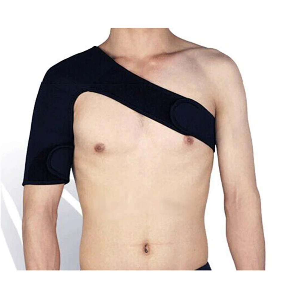 1 Pc Shoulder Support Pad Brace Guard Elastic Breathable Nylon Fitness Protector Brace Joint Pain Injury Shoulder Wrap THANKSLEE