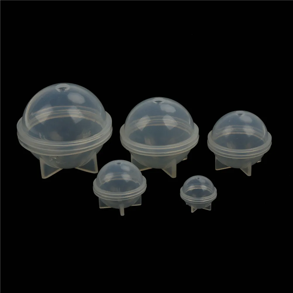 

2021 New 1PC 20/30/40/50mm/60mm Silicone Mold Jewelry Balls Necklace Cake Decoration Crafts Making DIY Spherical