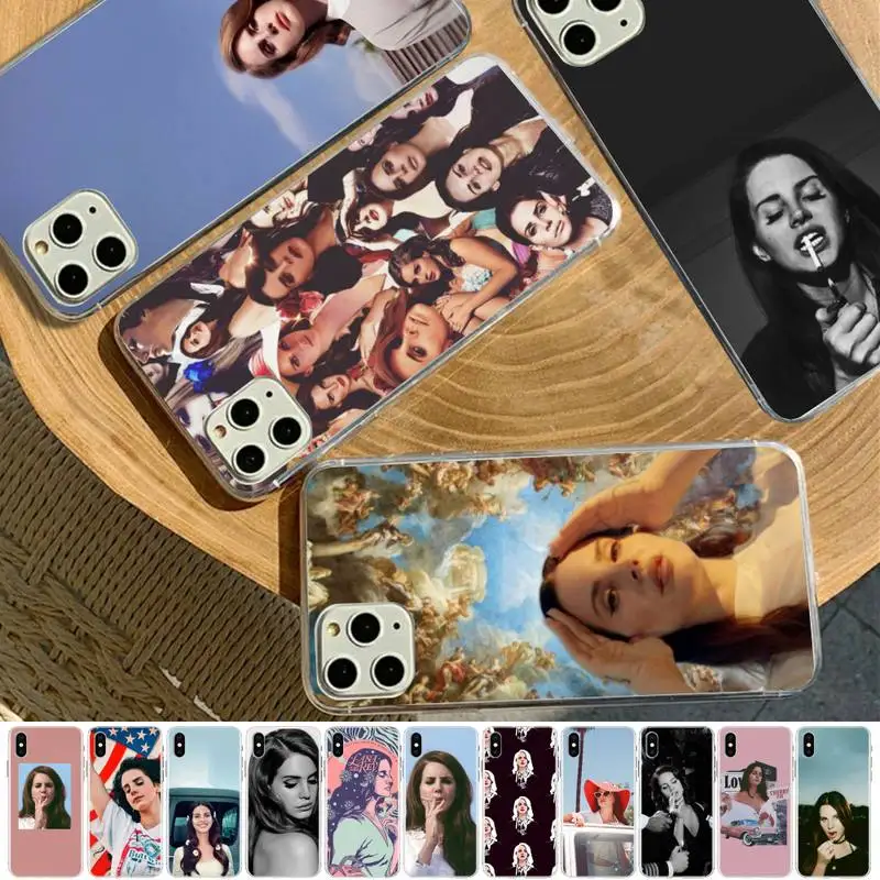 

MaiYaCa Sexy singer model Lana Del Rey Phone Case for iPhone 11 12 pro XS MAX 8 7 6 6S Plus X 5S SE 2020 XR cover