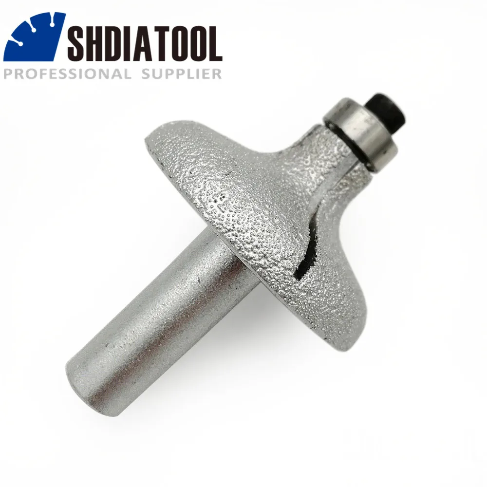 SHDIATOOL № 22 Вакуумные Паяные алмазные фрезы для контурной обработки с 1/2 &quotдля