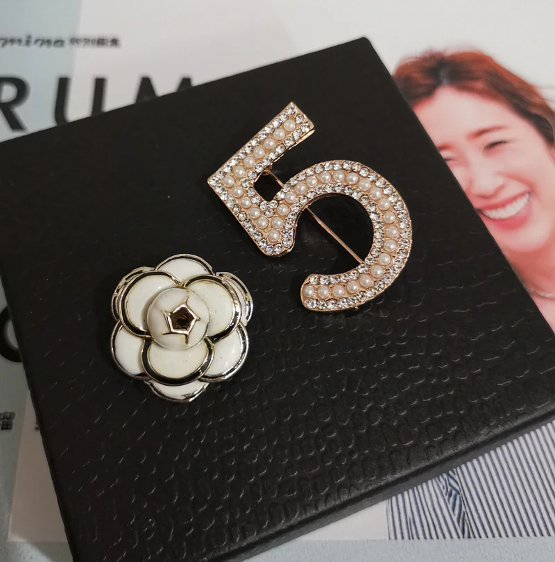 Женская Брошь в виде цветка камелии стиле ретро | Украшения и аксессуары