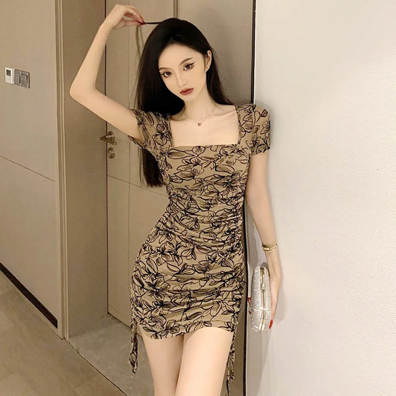 Женское вечернее платье средней длины с длинным рукавом | Женская одежда