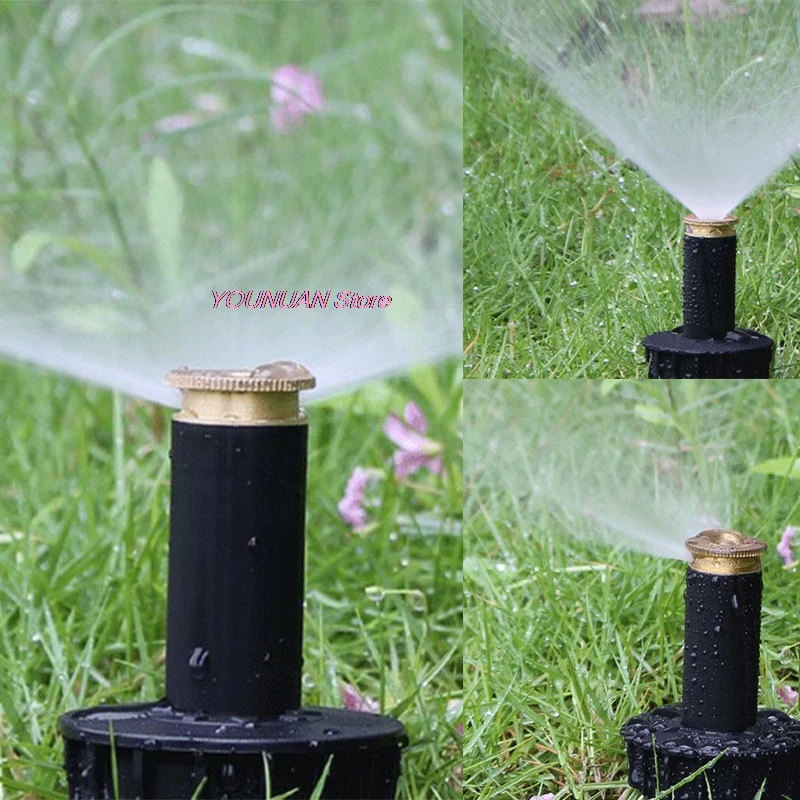 

90-360° Lawn Garden Up Sprinkler Spray Head Irrigation System Watering