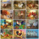 Картина маслом по номерам на холсте, 60x75 см, без рамки