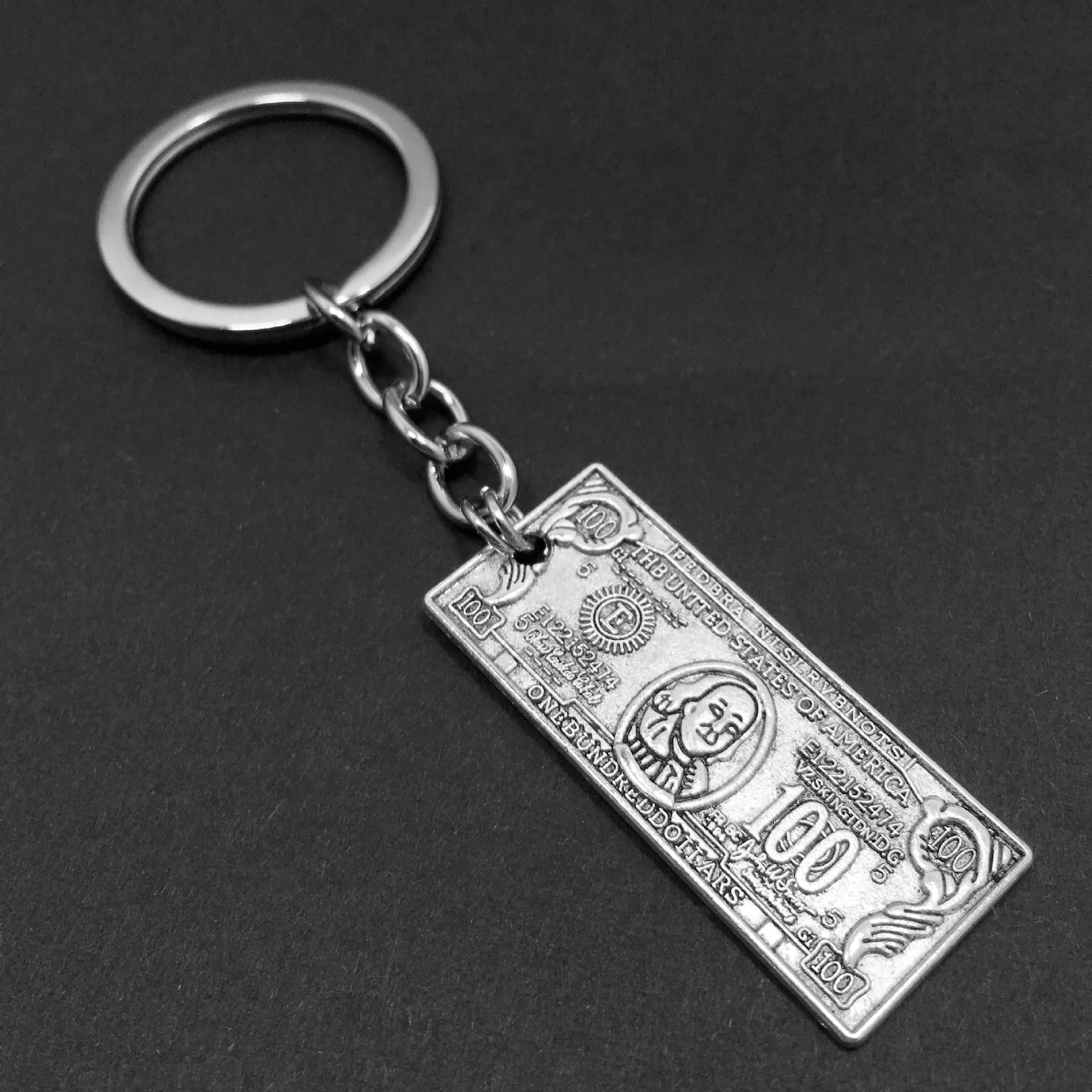 Креативный дизайн денег автомобильный брелок забавный в форме доллара