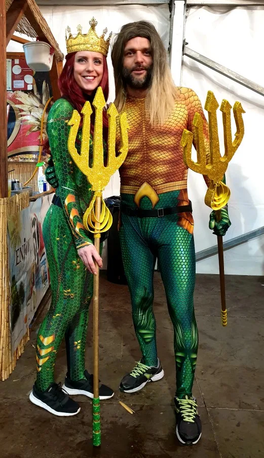 Костюм Русалки Aquaman купальный костюм с Эмбер Хэллоуин супергероями морская