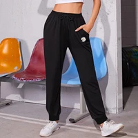s 5xl new casual women loose pants plus size harem pant black gray 2021 running training exercise fitness high waist troursers