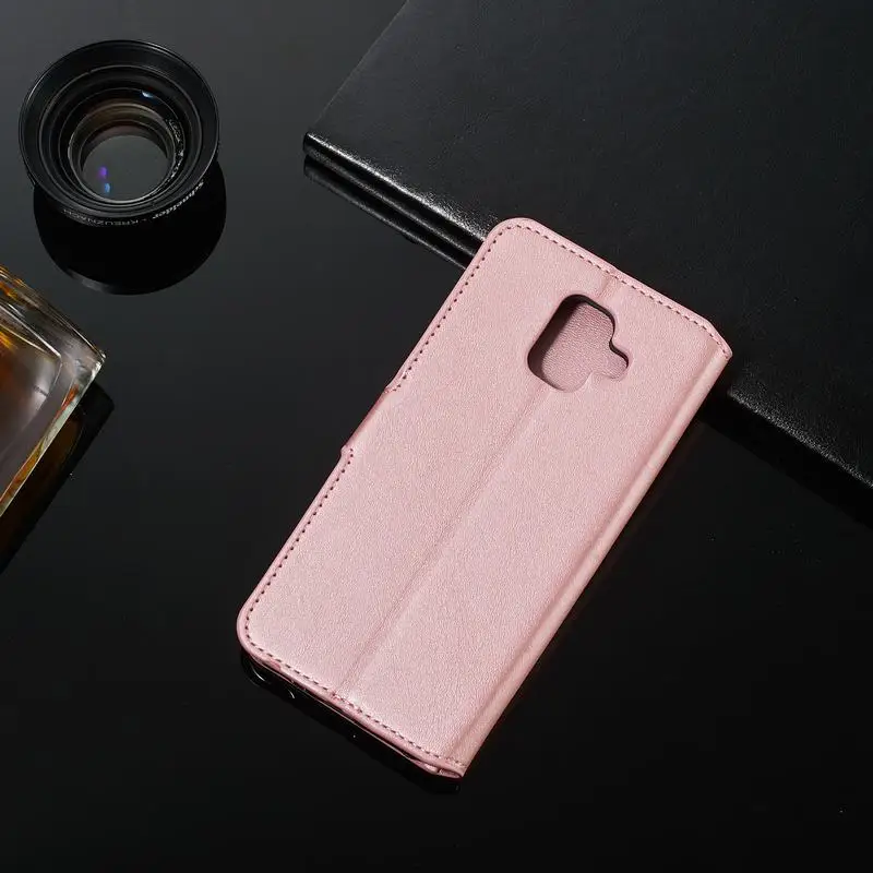 Кожаный чехол для samsung A6 A8 Роскошный чехол из pu кожзама Магнитный Винтаж Businss бумажник телефон Корпус для samsung Galaxy 6 A6 крышка